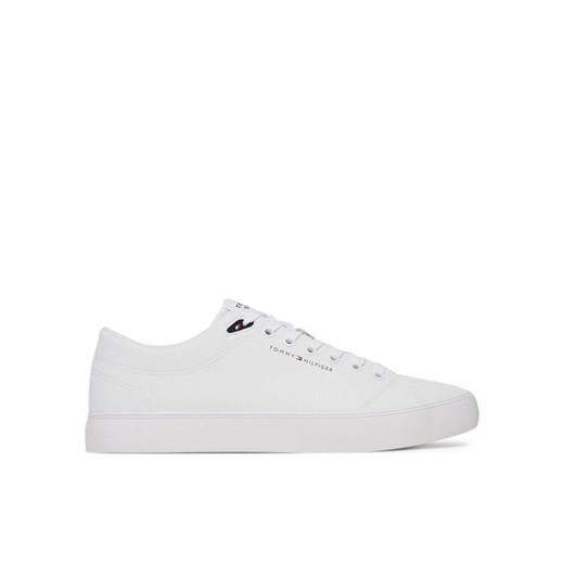 Tenisówki Tommy Hilfiger Th Hi Vulc Core Low Lth Ii Ess FM0FM05511 Biały ze sklepu eobuwie.pl w kategorii Trampki męskie - zdjęcie 183747538