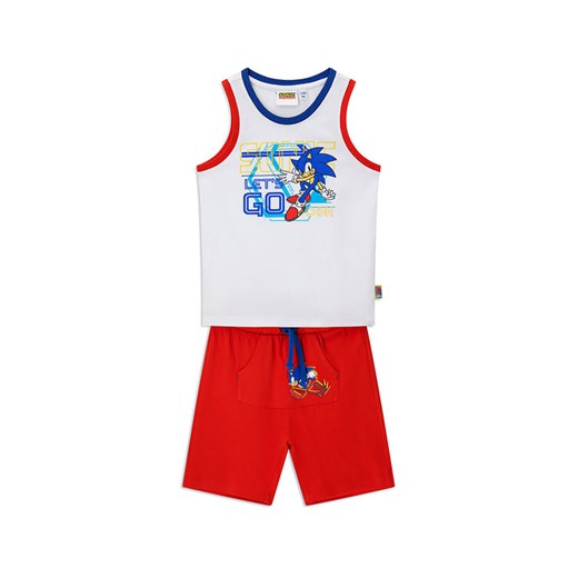 Original Marines Komplet top i spodenki DFPV2234CM Czerwony Regular Fit ze sklepu MODIVO w kategorii Komplety chłopięce - zdjęcie 183749117