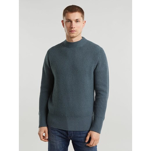 G-Star Sweter w kolorze niebieskim ze sklepu Limango Polska w kategorii Swetry męskie - zdjęcie 183750505