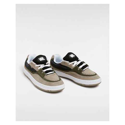 Vans Skórzane sneakersy w kolorze beżowo-oliwkowym ze sklepu Limango Polska w kategorii Buty sportowe damskie - zdjęcie 183750535