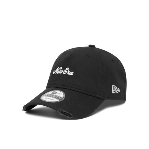 Czapka z daszkiem New Era Distressed 9TWENTY 60667623 Czarny ze sklepu eobuwie.pl w kategorii Czapki z daszkiem damskie - zdjęcie 183750756