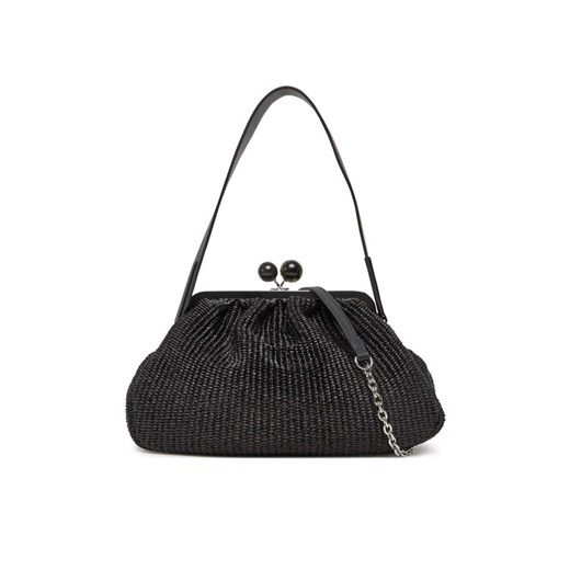 Torebka Weekend Max Mara Fortuna 2515511085650 Czarny ze sklepu eobuwie.pl w kategorii Kopertówki - zdjęcie 183750757