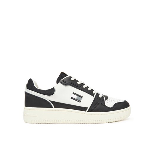 Tommy Jeans Sneakersy Tjm Retro Basket EM0EM01610 Biały ze sklepu MODIVO w kategorii Buty sportowe męskie - zdjęcie 183751445