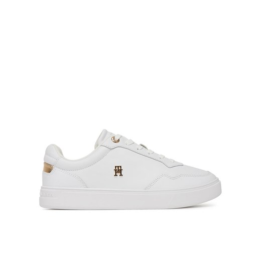 Tommy Hilfiger Sneakersy Essential Elevated Court Sneaker FW0FW08758 Biały ze sklepu MODIVO w kategorii Buty sportowe damskie - zdjęcie 183751457