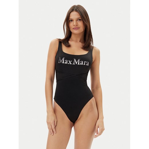 Max Mara Beachwear Strój kąpielowy Carisma 2516831119 Czarny ze sklepu MODIVO w kategorii Stroje kąpielowe - zdjęcie 183751536