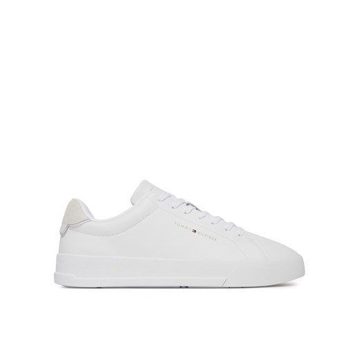 Tommy Hilfiger Sneakersy Th Court Lth Detail Ess FM0FM05367 Biały ze sklepu MODIVO w kategorii Buty sportowe męskie - zdjęcie 183751626