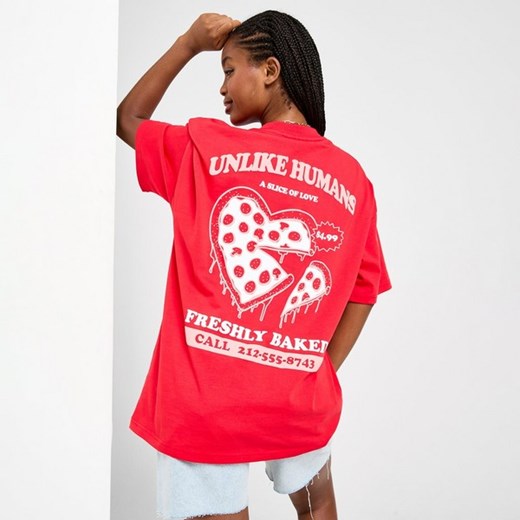 UNLIKE HUMANS T-SHIRT PIZZA TSHT ze sklepu JD Sports  w kategorii Bluzki damskie - zdjęcie 183752978