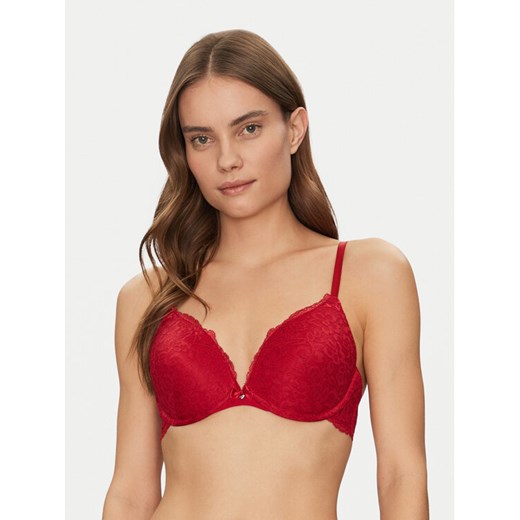 Hunkemöller Biustonosz z fiszbiną Marine 300245 Czerwony ze sklepu MODIVO w kategorii Biustonosze - zdjęcie 183754186