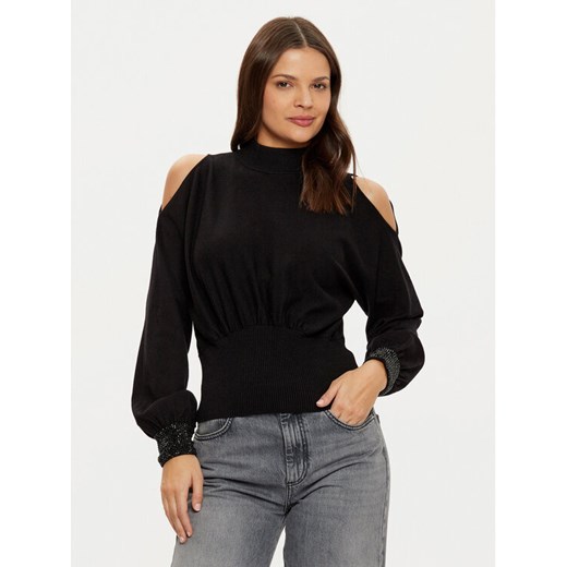 Guess Sweter W5RR02 Z2ZK2 Czarny Regular Fit ze sklepu MODIVO w kategorii Swetry damskie - zdjęcie 183754196