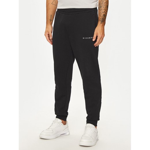 Richmond X Spodnie dresowe Kutisio UMA24244PA Czarny Regular Fit ze sklepu MODIVO w kategorii Spodnie męskie - zdjęcie 183754316