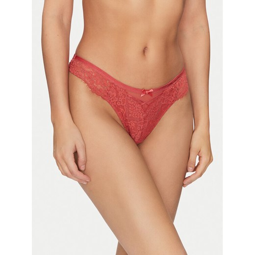 Hunkemöller Stringi Arabella 206330 Czerwony ze sklepu MODIVO w kategorii Majtki damskie - zdjęcie 183754349