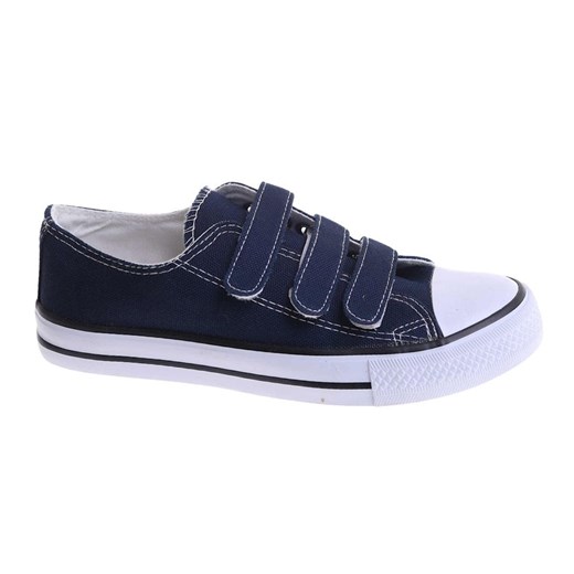 Trampki damskie granatowe na rzepy /F1-2 17786 GF285/ ze sklepu Pantofelek24.pl w kategorii Trampki damskie - zdjęcie 183754575