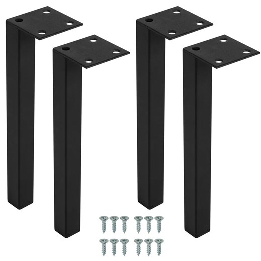 Komplet 4 metalowych nóżek do wiszącej szafki 20 cm L9-E62 ze sklepu Edinos.pl w kategorii Szafki i regały łazienkowe - zdjęcie 183756947