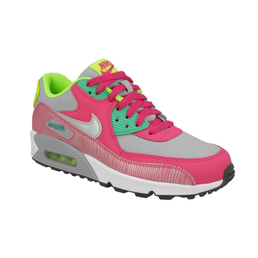 BUTY NIKE AIR MAX 90 2007 (GS) 345017 021 sneakerstudio-pl rozowy syntetyk
