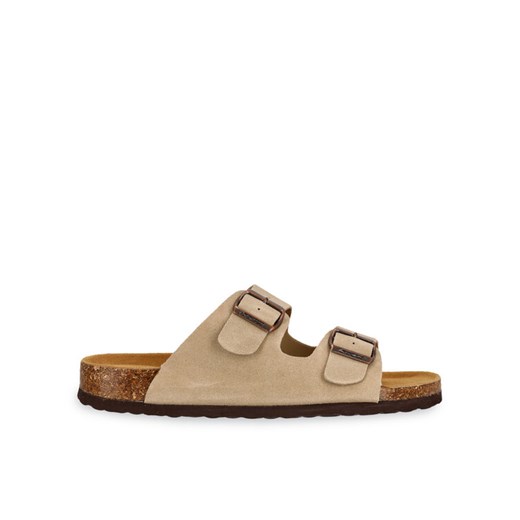 Klapki CRUZ Cosimo Leather CR252323 Beżowy ze sklepu eobuwie.pl w kategorii Klapki damskie - zdjęcie 183757046