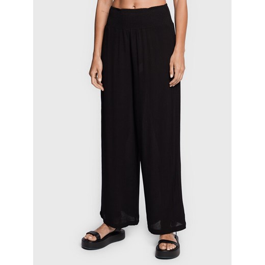 Lauren Ralph Lauren Spodnie materiałowe 20151090 Czarny Regular Fit ze sklepu MODIVO w kategorii Spodnie damskie - zdjęcie 183757327