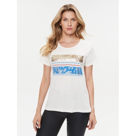 Cream T-Shirt Tuna 10610058 Biały Relaxed Fit ze sklepu MODIVO w kategorii Bluzki damskie - zdjęcie 183757355