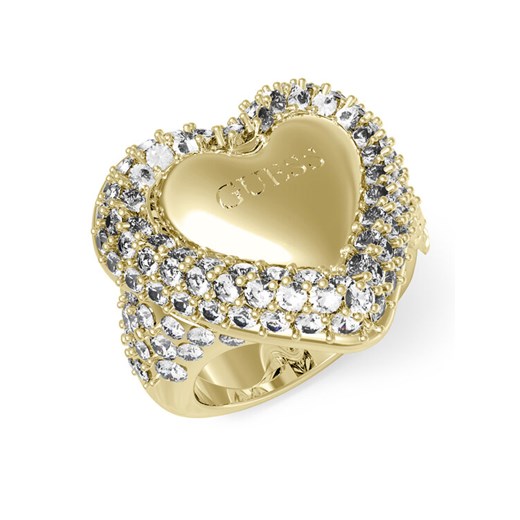 Pierścionek Guess JUBR05 019JW Złoty ze sklepu eobuwie.pl w kategorii Pierścionki - zdjęcie 183757668