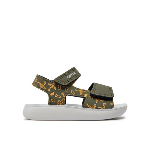 Sandały Geox B Sandal Lightfloppy B455SC 000CE C0966 Zielony ze sklepu eobuwie.pl w kategorii Sandały dziecięce - zdjęcie 183758275