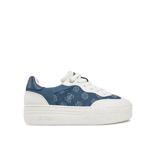 Guess Sneakersy FLPSW2 DEN12 Niebieski ze sklepu MODIVO w kategorii Buty sportowe męskie - zdjęcie 183758767