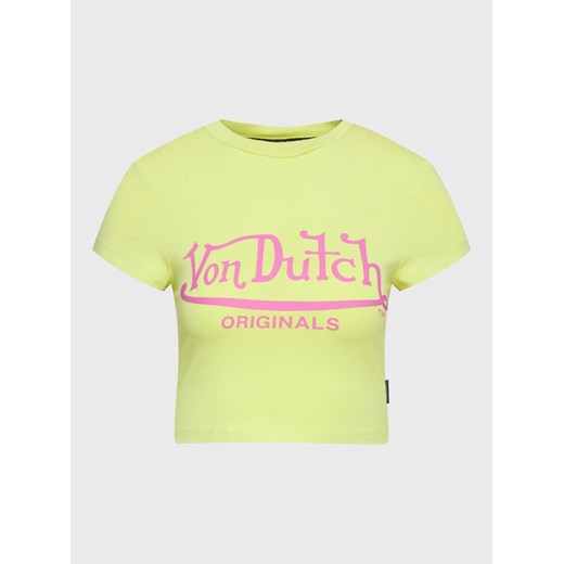 Von Dutch T-Shirt Arta 6230061 Zielony Regular Fit ze sklepu MODIVO w kategorii Bluzki damskie - zdjęcie 183758799