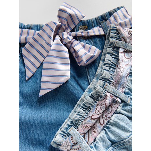 Szorty niebieskie Reserved jeansowe na lato 