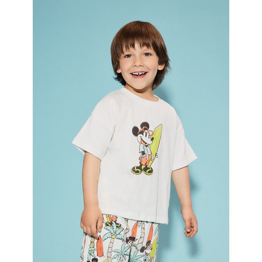 Reserved - Komplet Mickey Mouse - złamana biel Reserved 110 (4-5 lat) Reserved