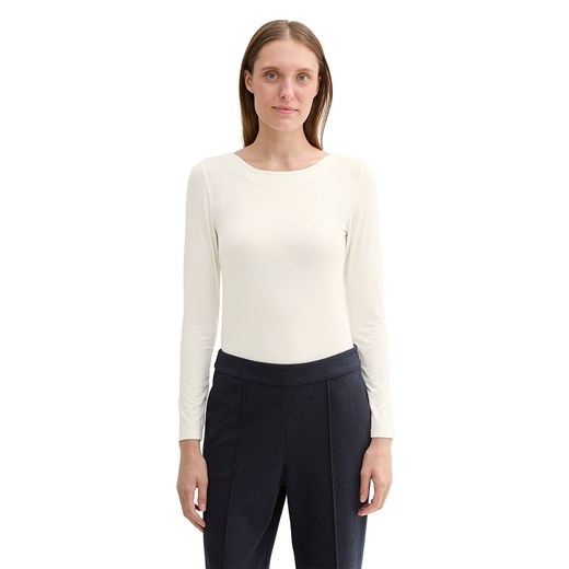 Bluzka damska Tom Tailor z okrągłym dekoltem z długim rękawem 