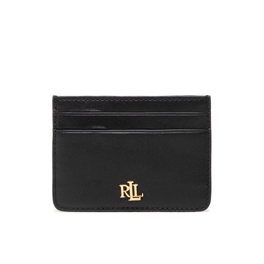 Etui na karty kredytowe Lauren Ralph Lauren Slim Card 432876732001 Czarny ze sklepu eobuwie.pl w kategorii Etui - zdjęcie 183764386
