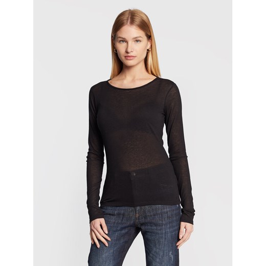 Sisley Bluzka 3XY4L126X Czarny Regular Fit ze sklepu MODIVO w kategorii Bluzki damskie - zdjęcie 183764905