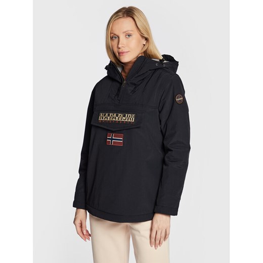Napapijri Kurtka anorak Rainforest Wint NP0A4GM5 Czarny Regular Fit ze sklepu MODIVO w kategorii Kurtki damskie - zdjęcie 183765065