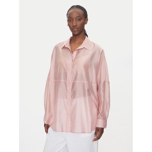 ACCESS FASHION Koszula 53-7068-104 Różowy Loose Fit ze sklepu MODIVO w kategorii Koszule damskie - zdjęcie 183765118