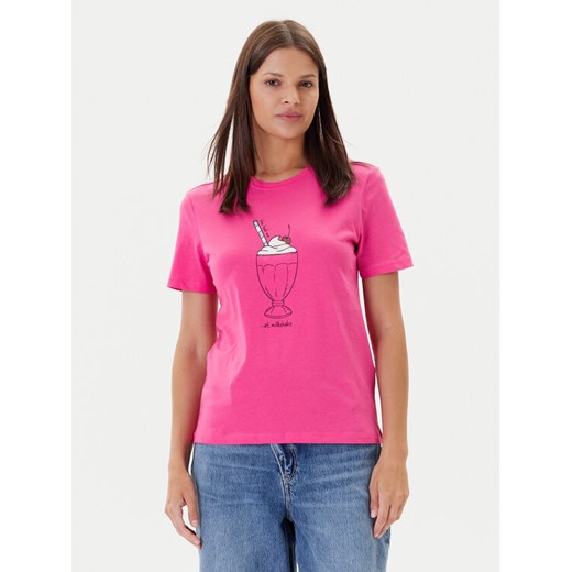 ONLY T-Shirt Fun Life 15349901 Różowy Regular Fit ze sklepu MODIVO w kategorii Bluzki damskie - zdjęcie 183765128