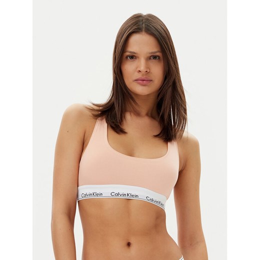 Calvin Klein Underwear Biustonosz top 0000F3785E Pomarańczowy ze sklepu MODIVO w kategorii Biustonosze - zdjęcie 183765195