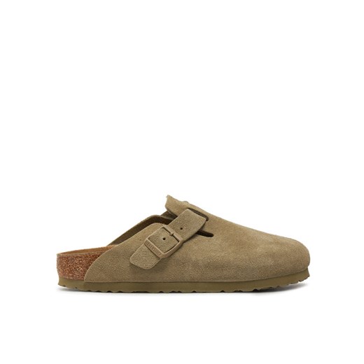 Birkenstock Klapki Boston Leve 1025844 Zielony ze sklepu MODIVO w kategorii Klapki damskie - zdjęcie 183765229