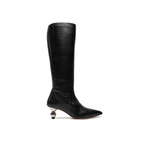 Weekend Max Mara Kozaki 2425796015600 Czarny ze sklepu MODIVO w kategorii Kozaki damskie - zdjęcie 183765236