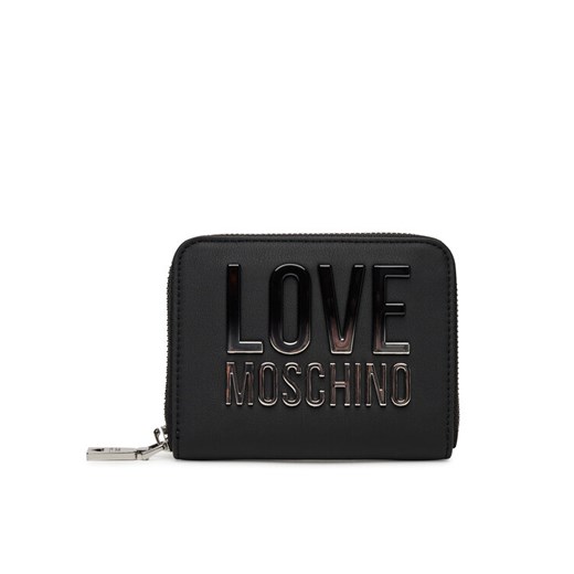 LOVE MOSCHINO Duży Portfel Damski JC5732PP0MKD000B Czarny ze sklepu MODIVO w kategorii Portfele damskie - zdjęcie 183765266