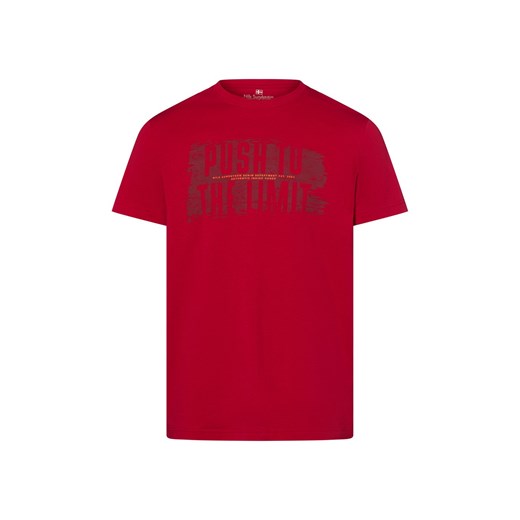 Nils Sundström Koszulka męska Mężczyźni Bawełna czerwony nadruk ze sklepu vangraaf w kategorii T-shirty męskie - zdjęcie 183766988