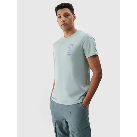 T-shirt męski 4F w sportowym stylu z krótkim rękawem 