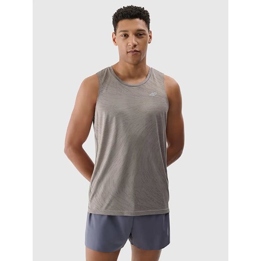 4F Top sportowy w kolorze szarym ze sklepu Limango Polska w kategorii T-shirty męskie - zdjęcie 183770329