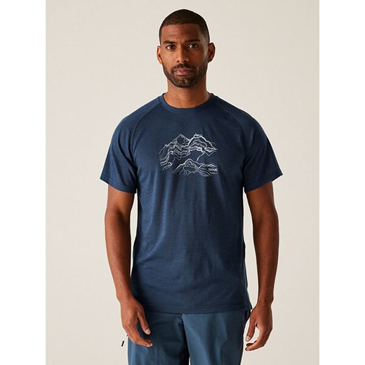 Regatta Koszulka funkcyjna &quot;Escade&quot; w kolorze granatowym ze sklepu Limango Polska w kategorii T-shirty męskie - zdjęcie 183771157