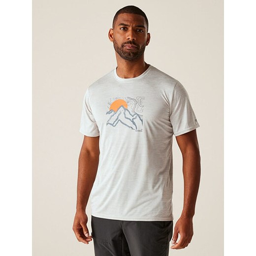 Regatta Koszulka &quot;Fingal IX&quot; w kolorze białym do biegania ze sklepu Limango Polska w kategorii T-shirty męskie - zdjęcie 183771176