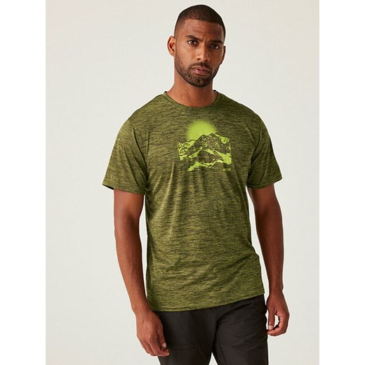 Regatta Koszulka &quot;Fingal IX&quot; w kolorze khaki do biegania ze sklepu Limango Polska w kategorii T-shirty męskie - zdjęcie 183771188