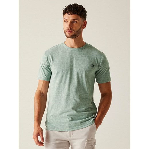 Regatta Koszulka &quot;Benlie&quot; w kolorze zielonym ze sklepu Limango Polska w kategorii T-shirty męskie - zdjęcie 183771228