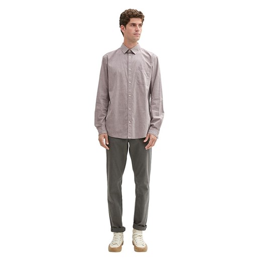 Tom Tailor Koszula - Regular fit - w kolorze szarobrązowym ze sklepu Limango Polska w kategorii Koszule męskie - zdjęcie 183771695