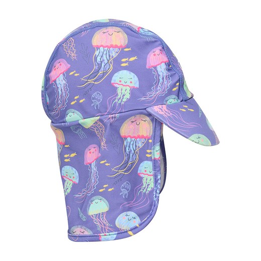 Color Kids Czapka w kolorze fioletowym z osłoną szyi ze sklepu Limango Polska w kategorii Czapki dziecięce - zdjęcie 183772055