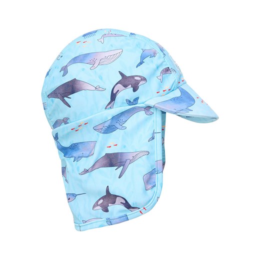 Color Kids Czapka w kolorze błękitnym z osłoną karku ze sklepu Limango Polska w kategorii Czapki dziecięce - zdjęcie 183772057