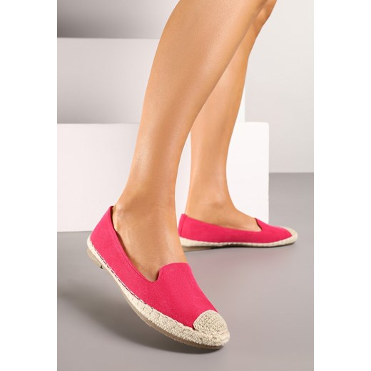 Fuksjowe Espadryle z Motywem Plecionki Ralomea ze sklepu renee.pl w kategorii Espadryle damskie - zdjęcie 183772546