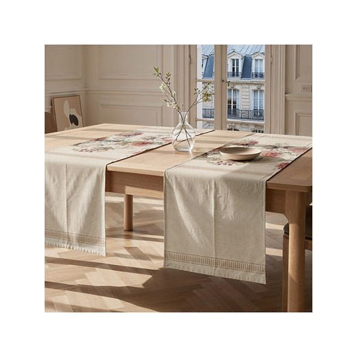 Mint Rugs Bieżnik "Samir" w kolorze kremowo-jasnoróżowym Mint Rugs 50x155 cm okazyjna cena Limango Polska