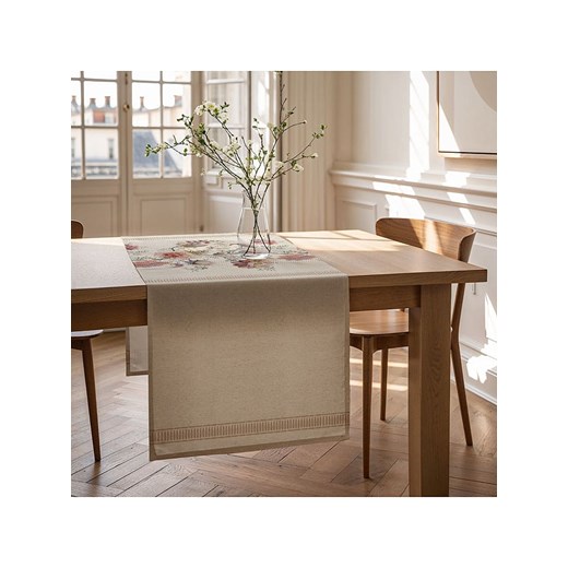 Mint Rugs Bieżnik "Samir" w kolorze kremowo-jasnoróżowym Mint Rugs 50x155 cm okazja Limango Polska